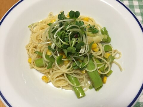 野菜たっぷりスパゲッティ